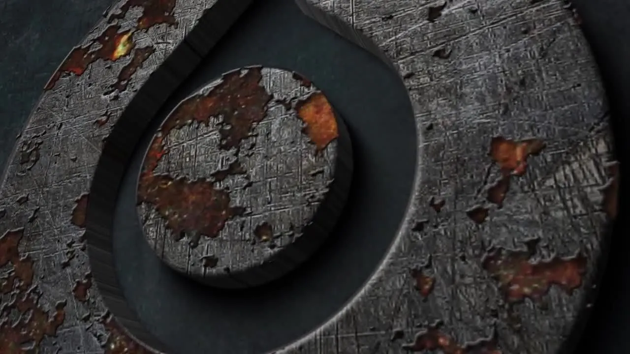 铁锈金属徽标样式像素设计精选AE模板