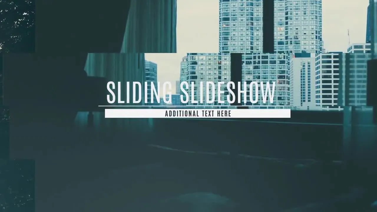 设计精美的滑动幻灯片像素设计精选AE模板