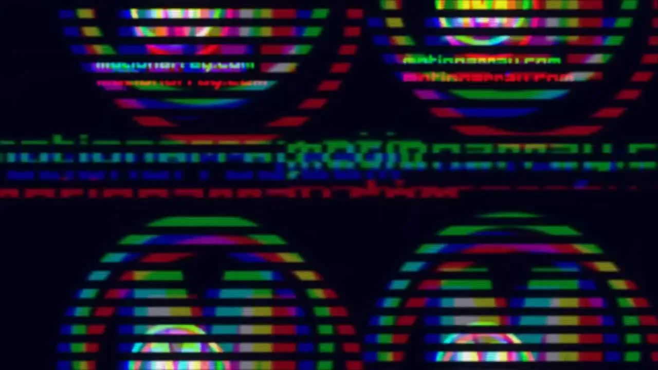 快速渲染效果的毛刺logo动画展示像素设计精选AE模板