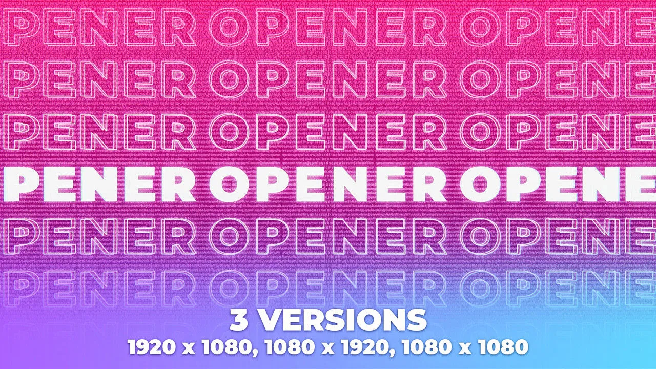 动态Instagram开瓶器像素设计精选AE模板