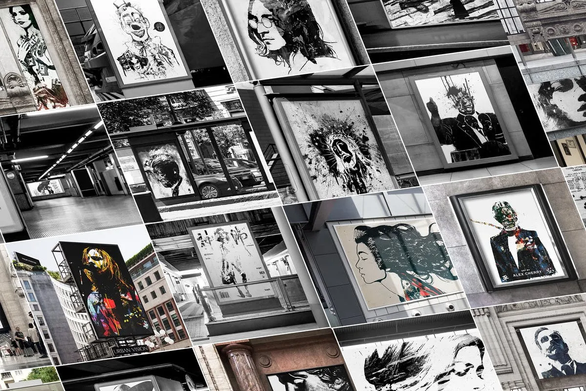 户外广告海报传单设计预览样机套装 Flyer Poster Mockup Bundle#8211; Advertising Outdoor