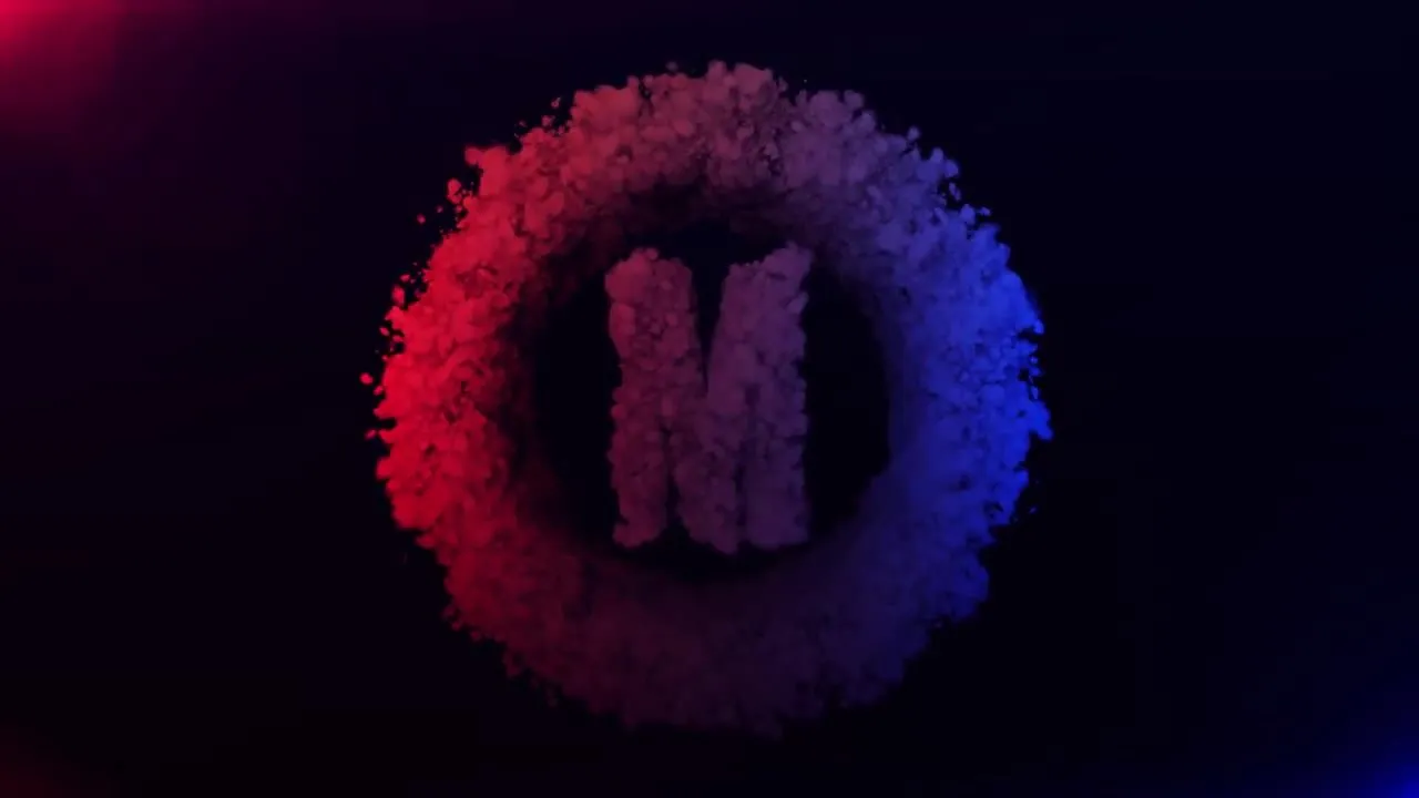 特殊的粒子徽标转场像素设计精选AE模板