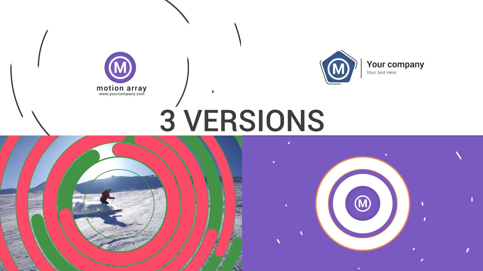 快速简单的彩色文本动画像素设计精选AE模板