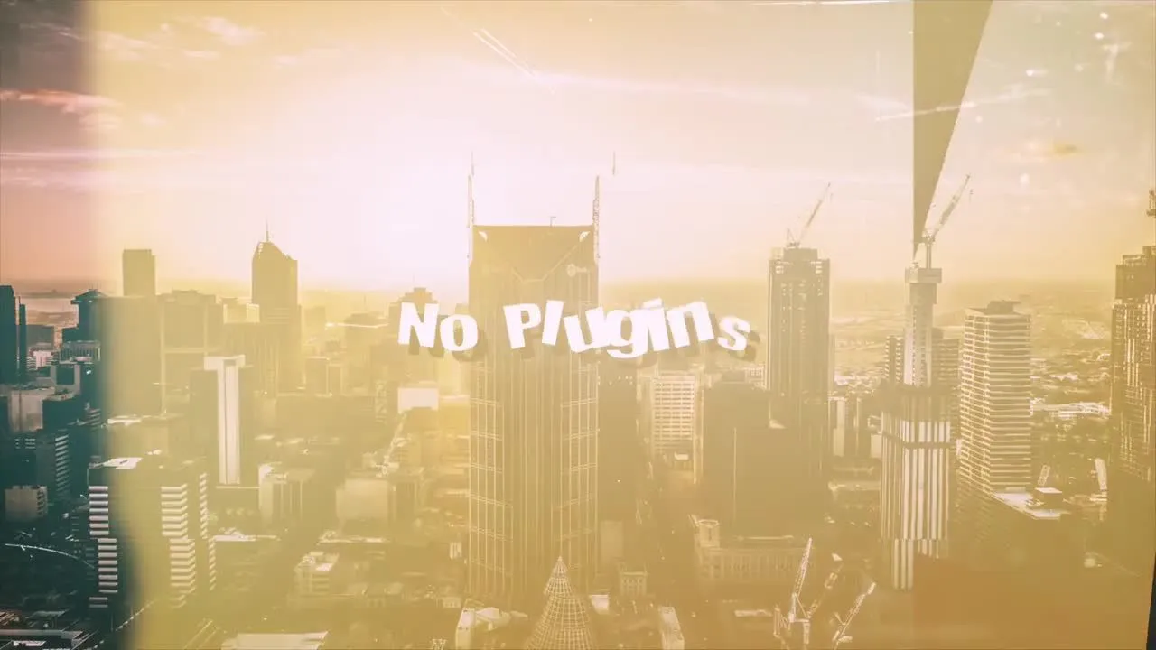 4K旅行快乐幻灯片照片展示像素设计精选AE模板