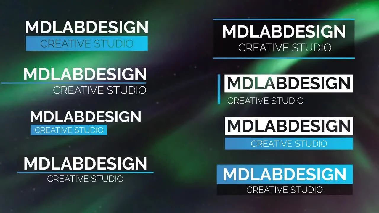 8个独特时尚的三分之二或全屏标题动画像素设计精选AE模板