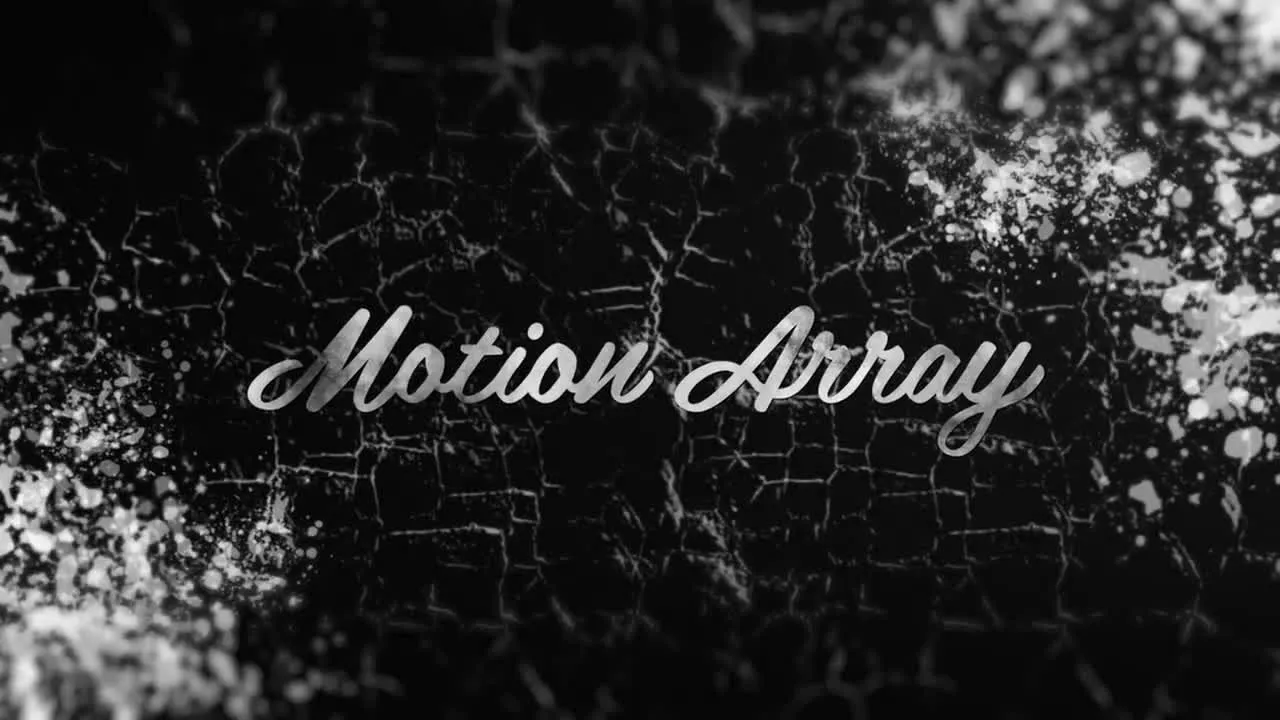 Grunge墨水标志像素设计精选AE模板