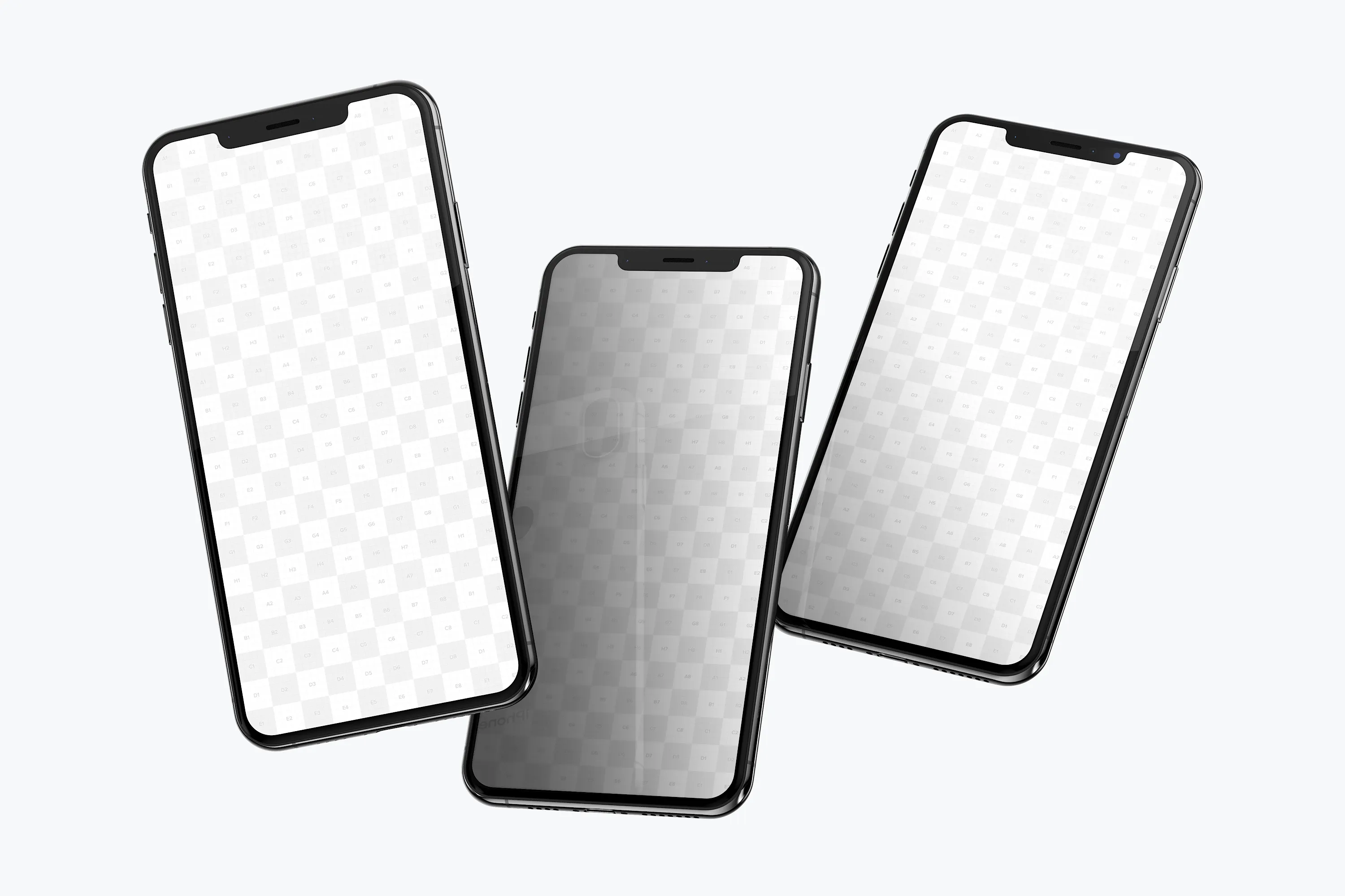 iPhone XS Max智能手机UI界面设计演示样机模板06 iPhone XS Max Mockup 06