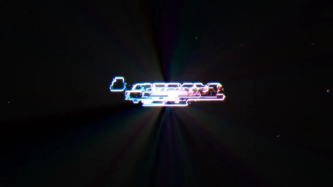 时尚动态动画徽标显示像素设计精选AE模板