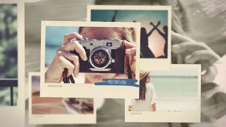 复古电子相册模板