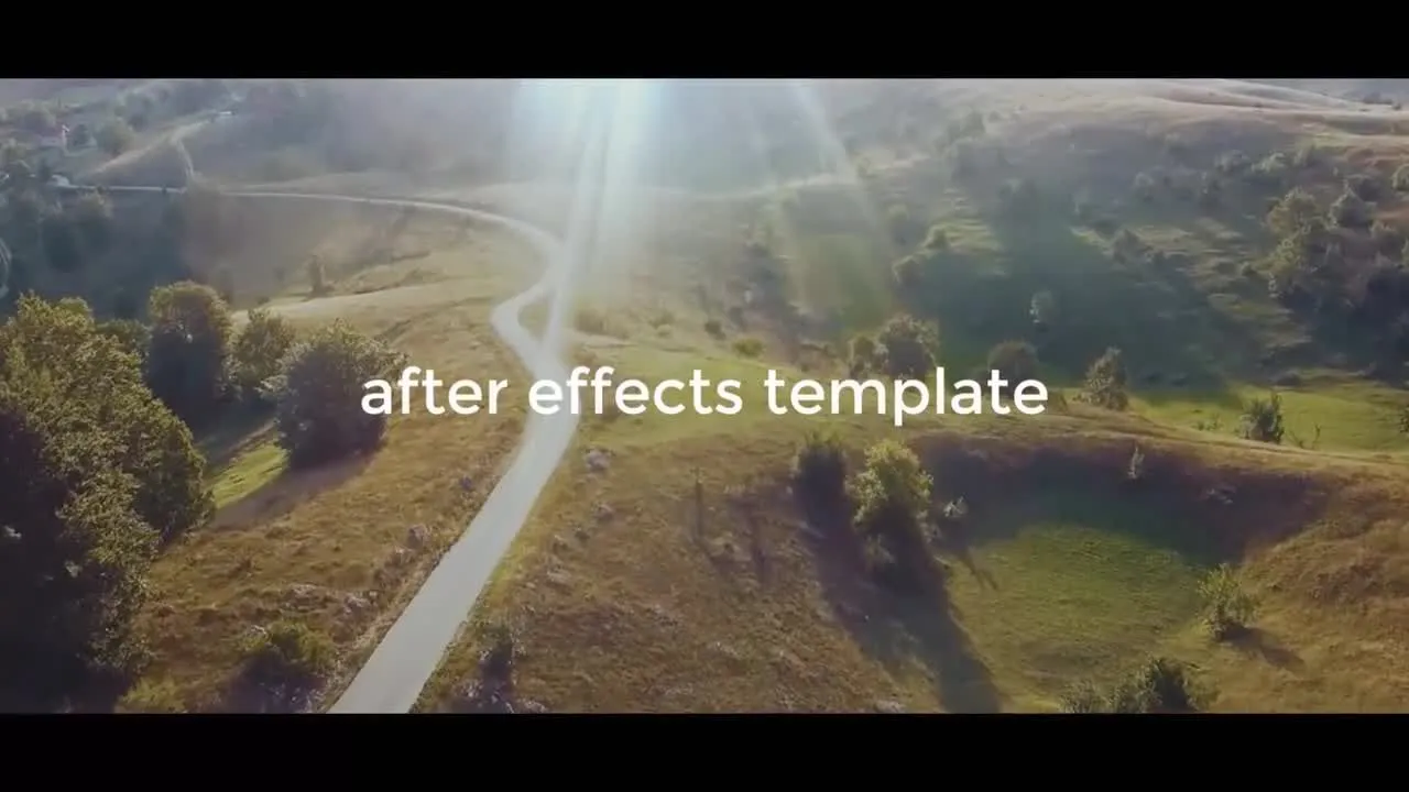 电影动态开场动画像素设计精选AE模板