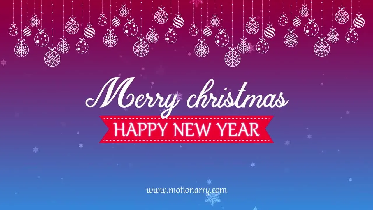 圣诞节元素开场动画像素设计精选AE模板