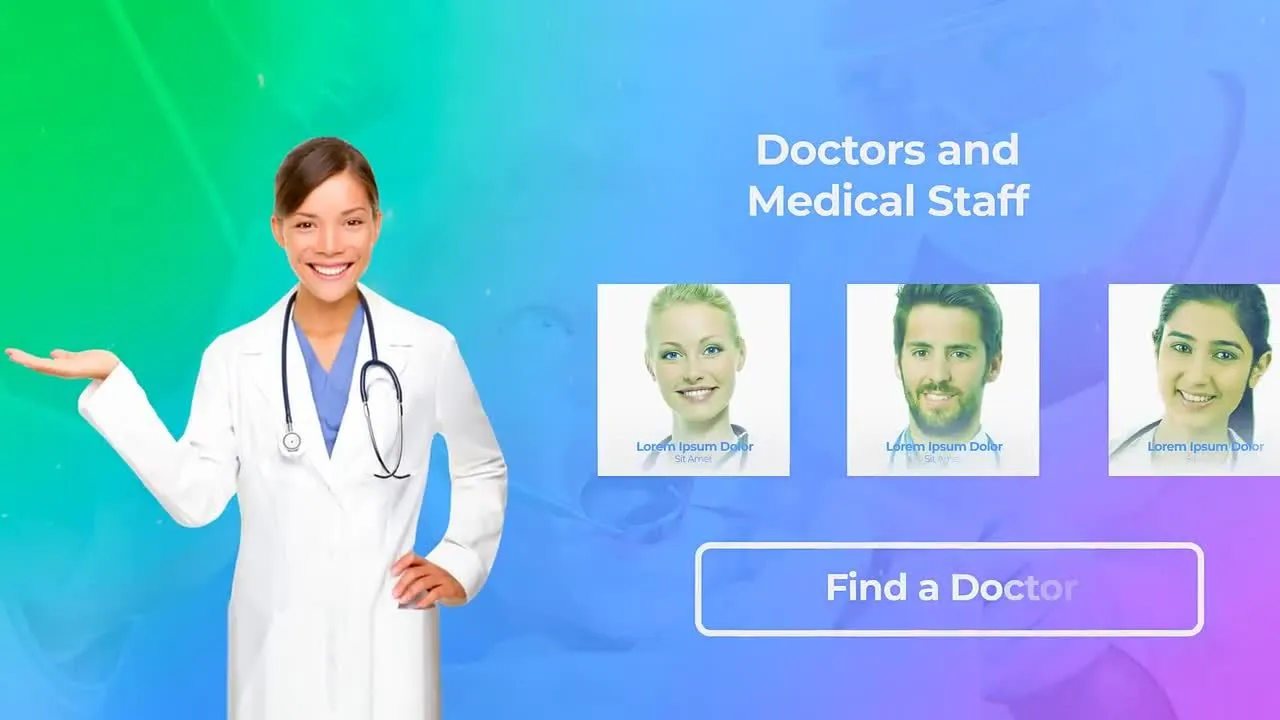 医疗保健促销像素设计精选AE模板