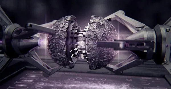 高科技机械手开启特效Logo标志演示像素设计精选AE模板 Guardians_Galaxy