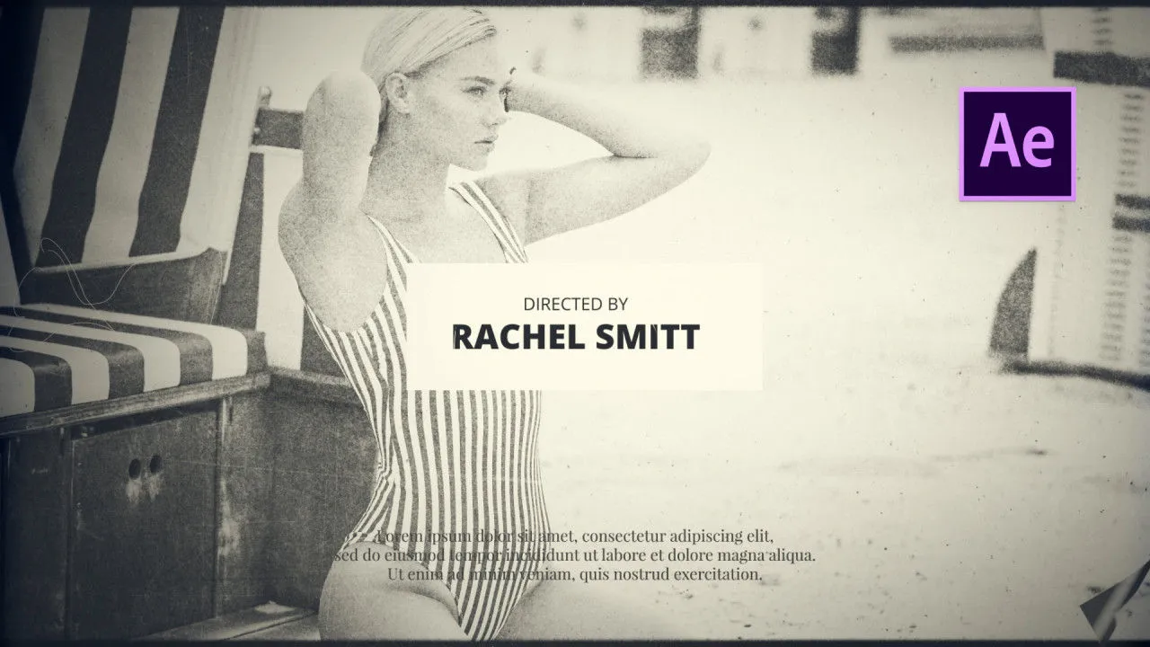 外观强烈的瓦斯科调查幻灯片像素设计精选AE模板