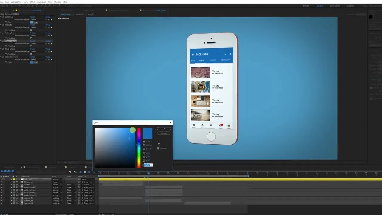 现代时尚的视频演示文稿像素设计精选AE模板