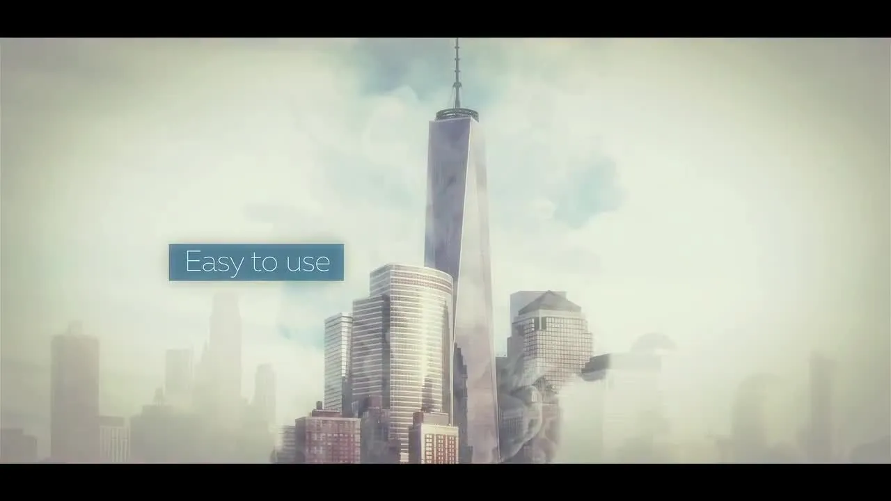 墨水效果的电影预告片片头片尾像素设计精选AE模板