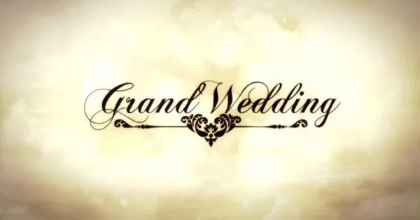 婚礼婚宴回忆录幻灯片视频像素设计精选AE模板 Grand Wedding