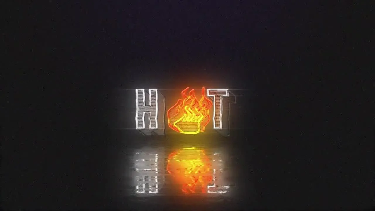 动画霓虹灯发光效果学校徽标显示像素设计精选AE模板