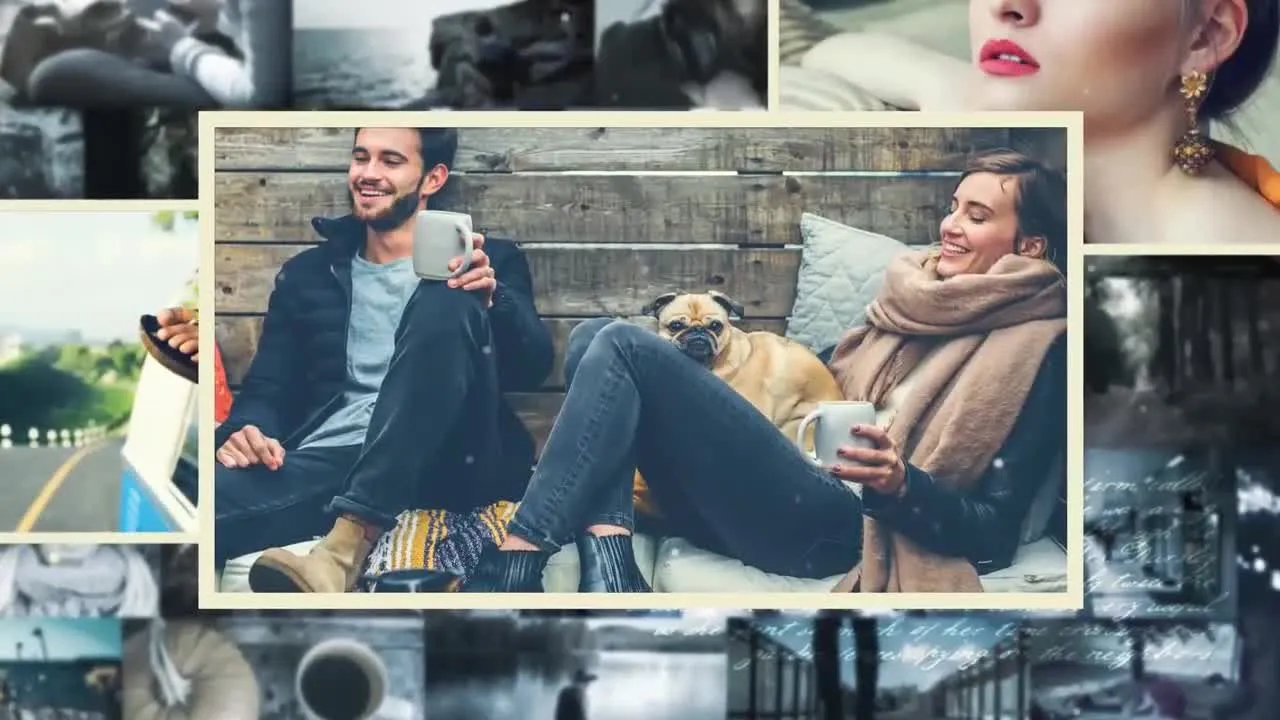 高品质照片时尚过渡展示像素设计精选AE模板