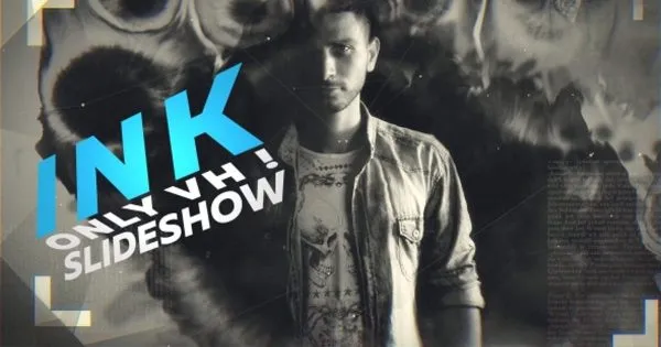 墨水效果预告片像素设计精选AE模板 Ink Promo