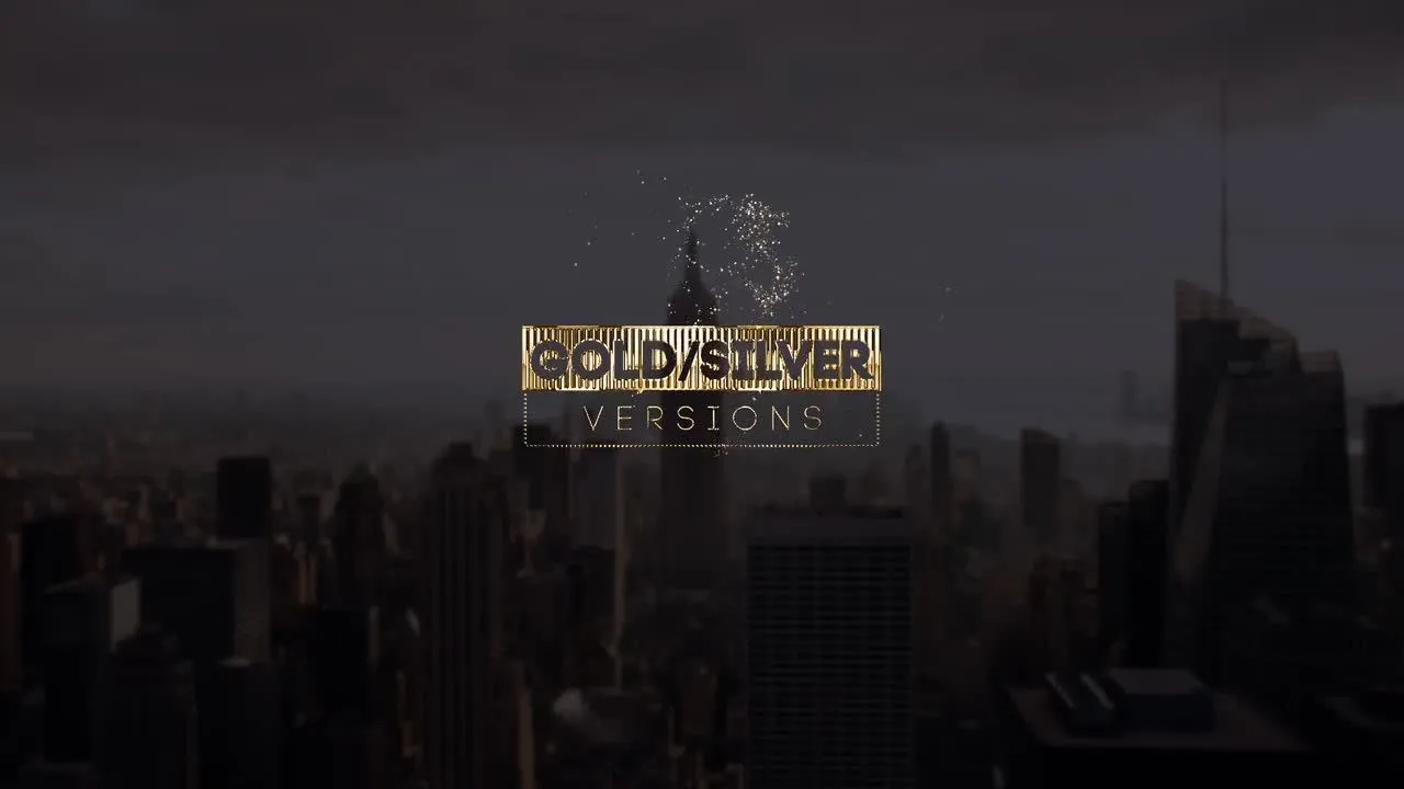 黄金全屏标题动画像素设计精选AE模板