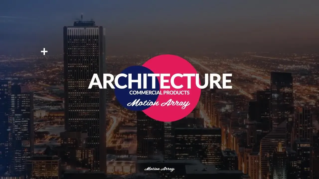 色彩丰富的建筑推广演示像素设计精选AE模板