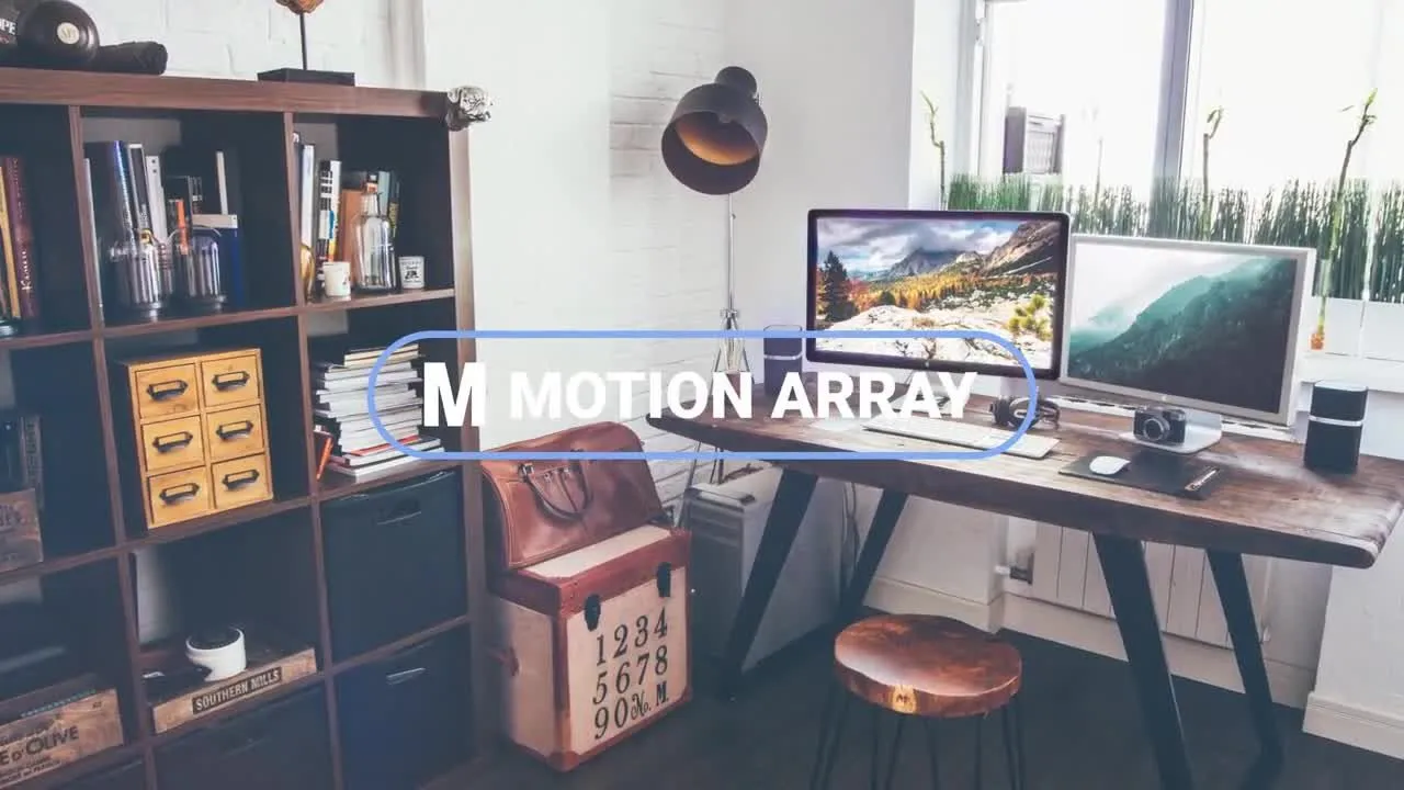 动画下三分之一公司广播标题像素设计精选AE模板