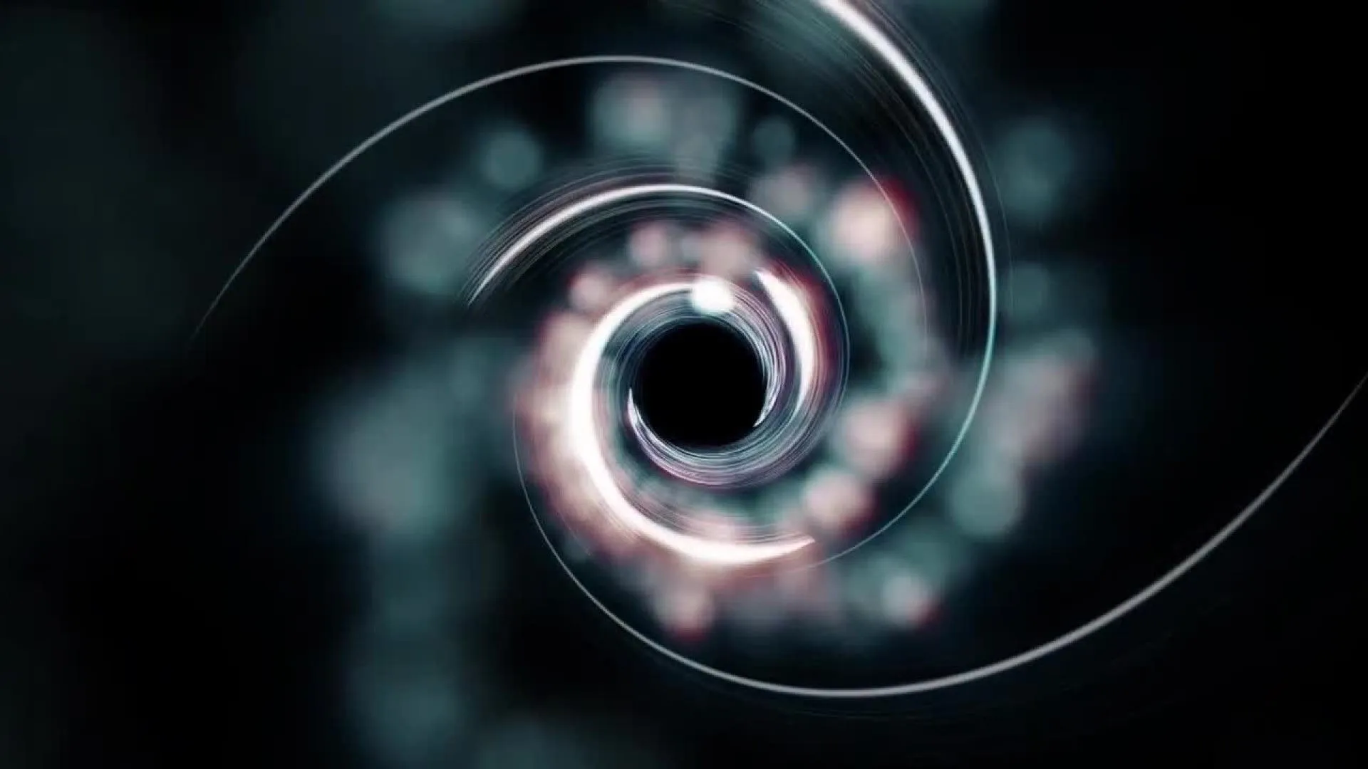 抽象的螺旋徽标显示像素设计精选AE模板