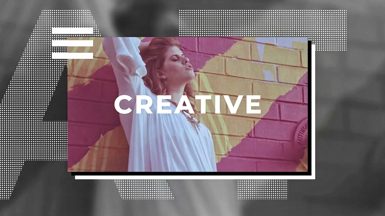 时尚开瓶器像素设计精选AE模板