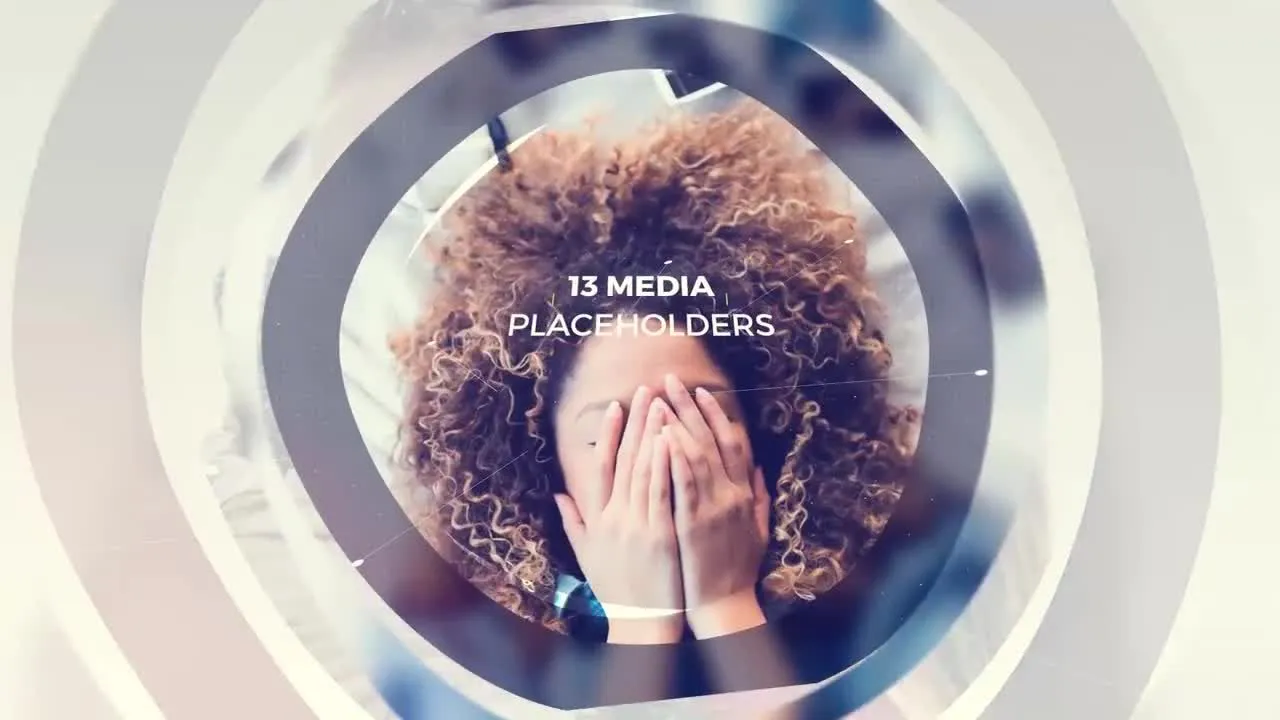 和谐旅游幻灯片照片展示像素设计精选AE模板