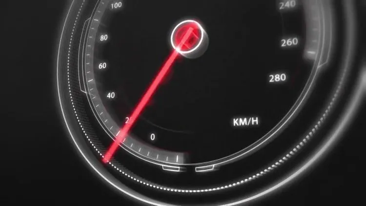 速度标志显示像素设计精选AE模板