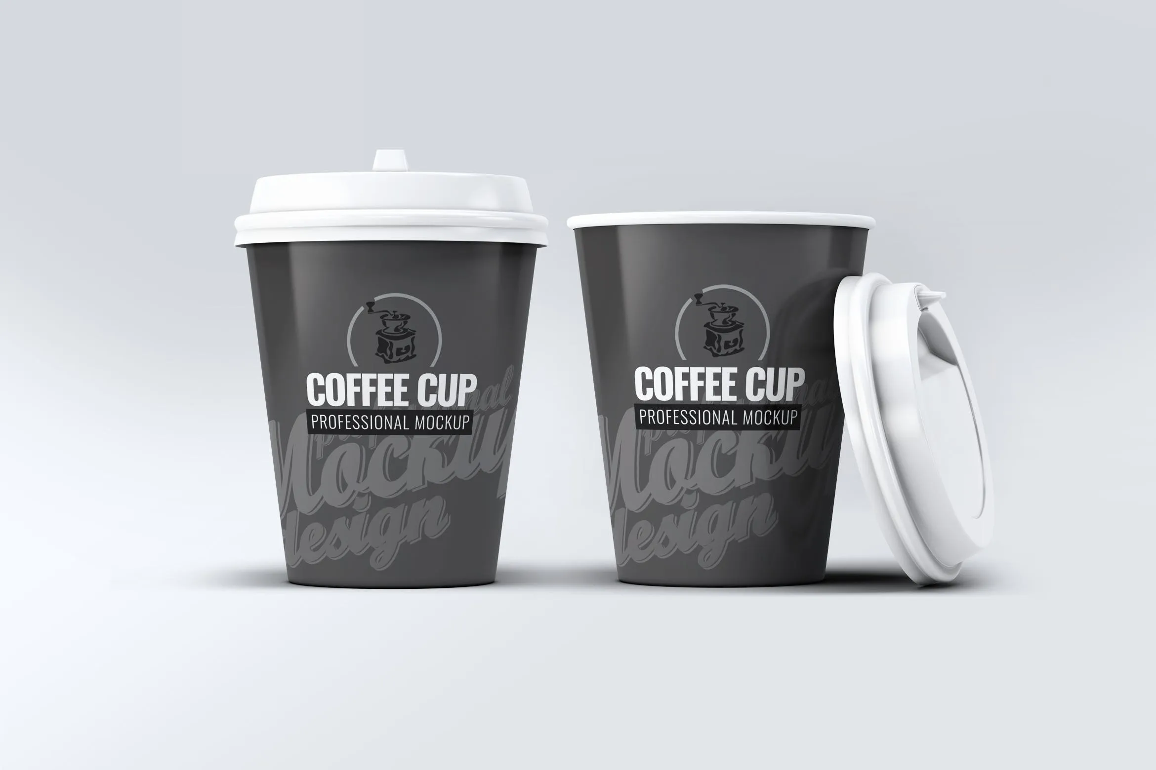 一次性咖啡纸杯外观设计样机v1 Coffee Cup Mock-Up V.1