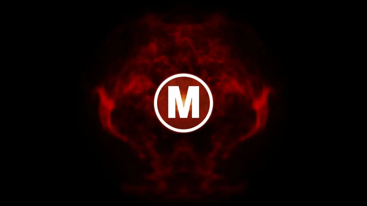 震撼的火焰logo揭示片头像素设计精选AE模板