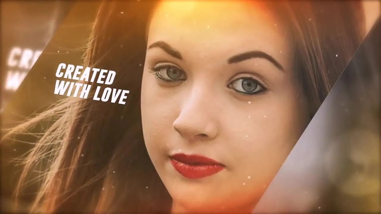 优雅的线条幻灯片像素设计精选AE模板