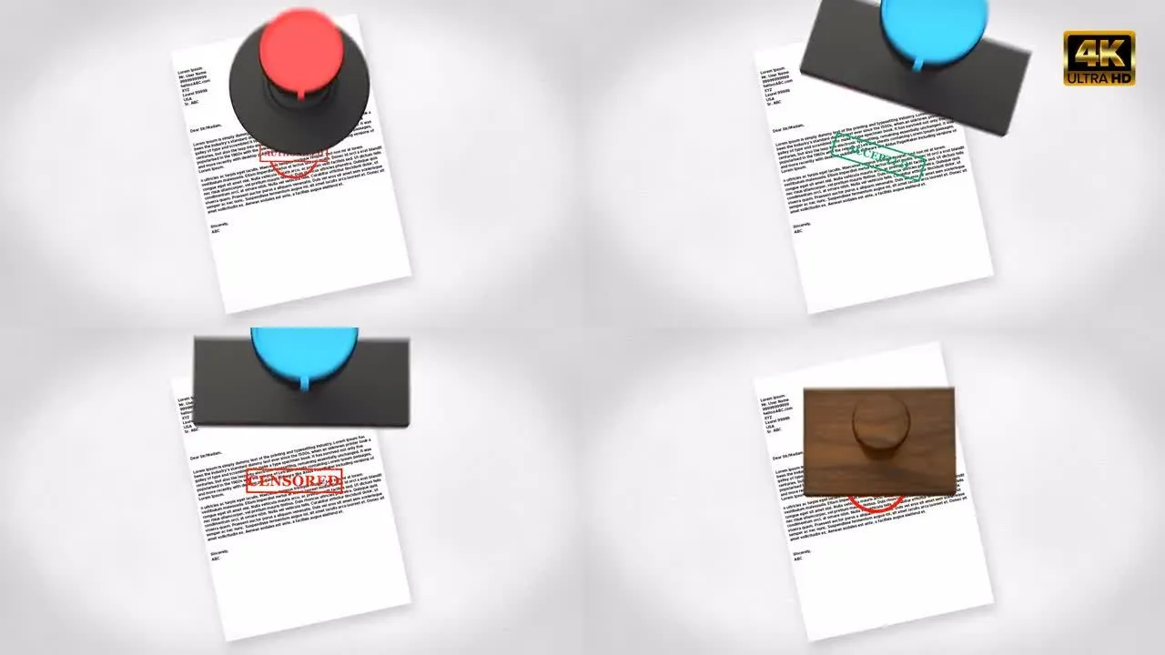 简洁清新时尚的动态动画图章像素设计精选AE模板