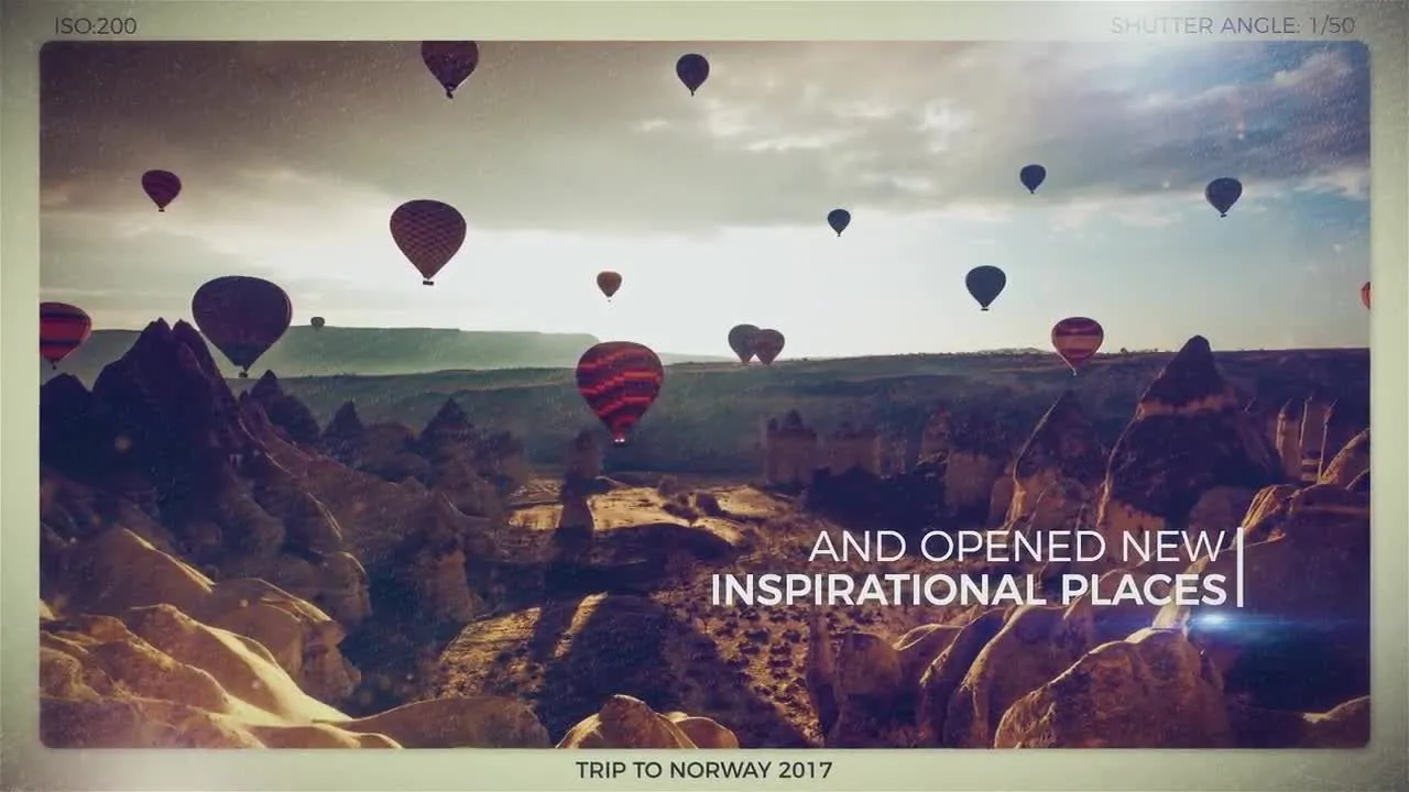 复古风格照片幻灯片展示像素设计精选AE模板