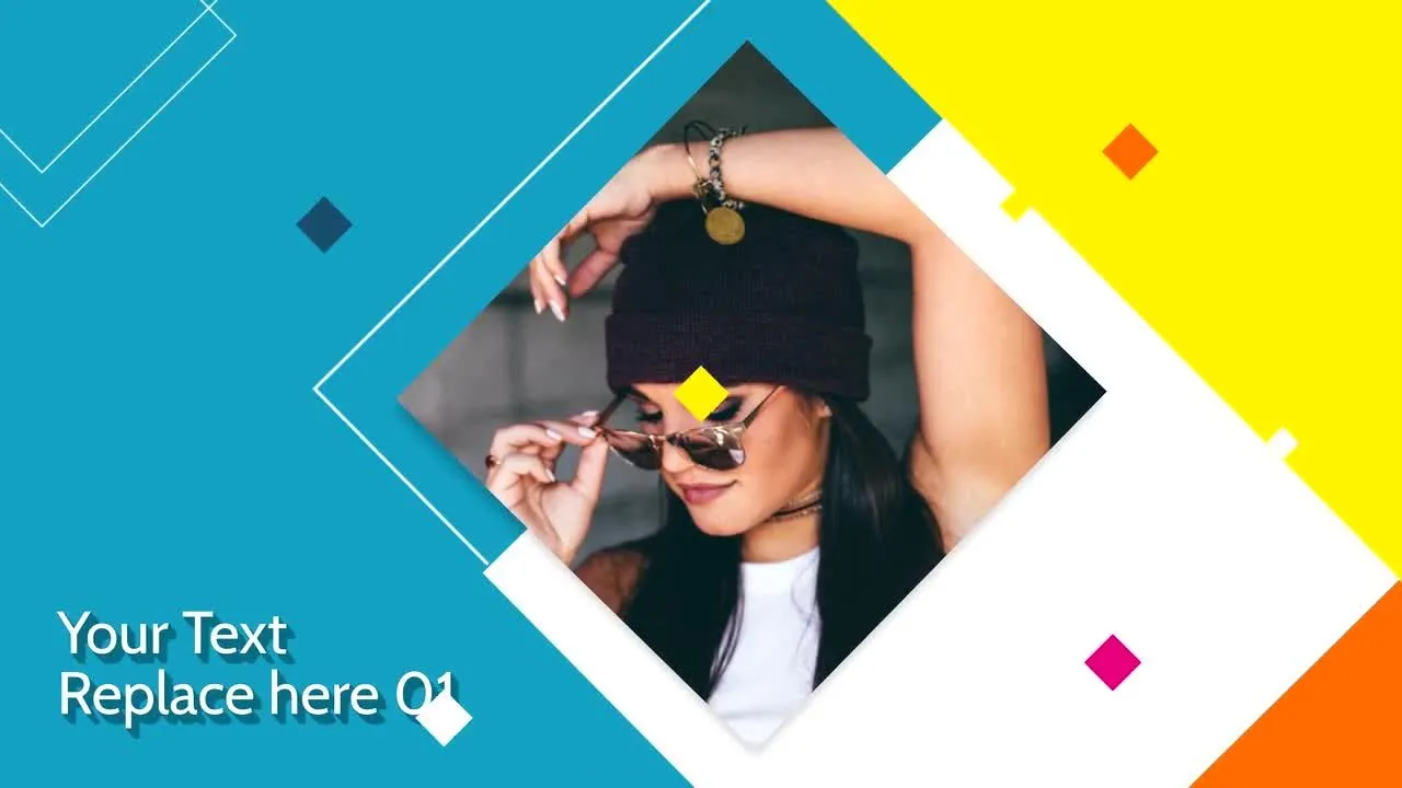 现代的能量开启器像素设计精选AE模板