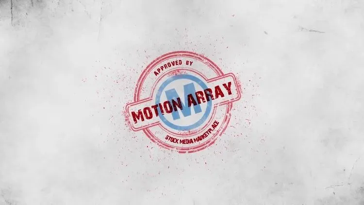 图章徽标显示ae模板