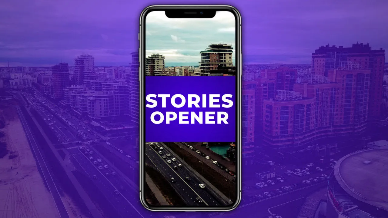 现代时尚设计的Instagram故事开场白像素设计精选AE模板