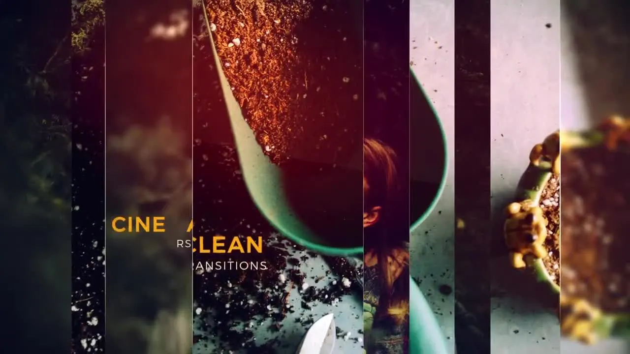 电影幻灯片照片展示像素设计精选AE模板