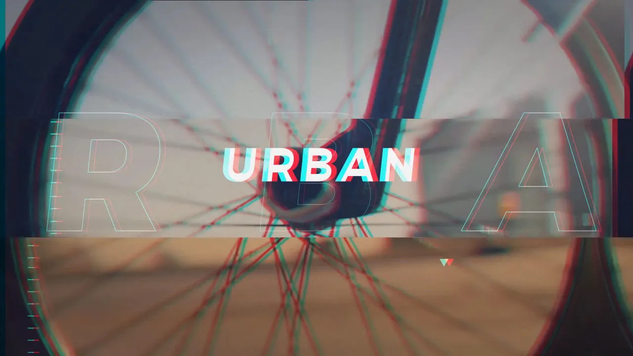 时尚过渡效果的城市开放像素设计精选AE模板