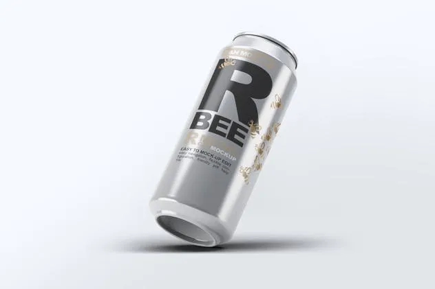 啤酒易拉罐外观包装设计样机模板 Beer Can Mock-Up插图(7)