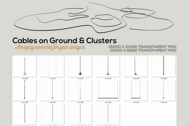大帐篷灯泡装饰金属字体场景模板17 Marquee Light Bulbs Chaos 17 – Shapes & Backgrouds插图(8)