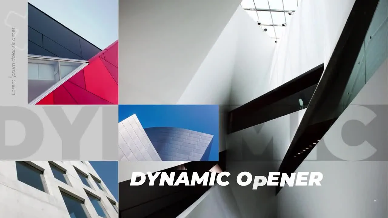 媒体显示动态清洁开启像素设计精选AE模板