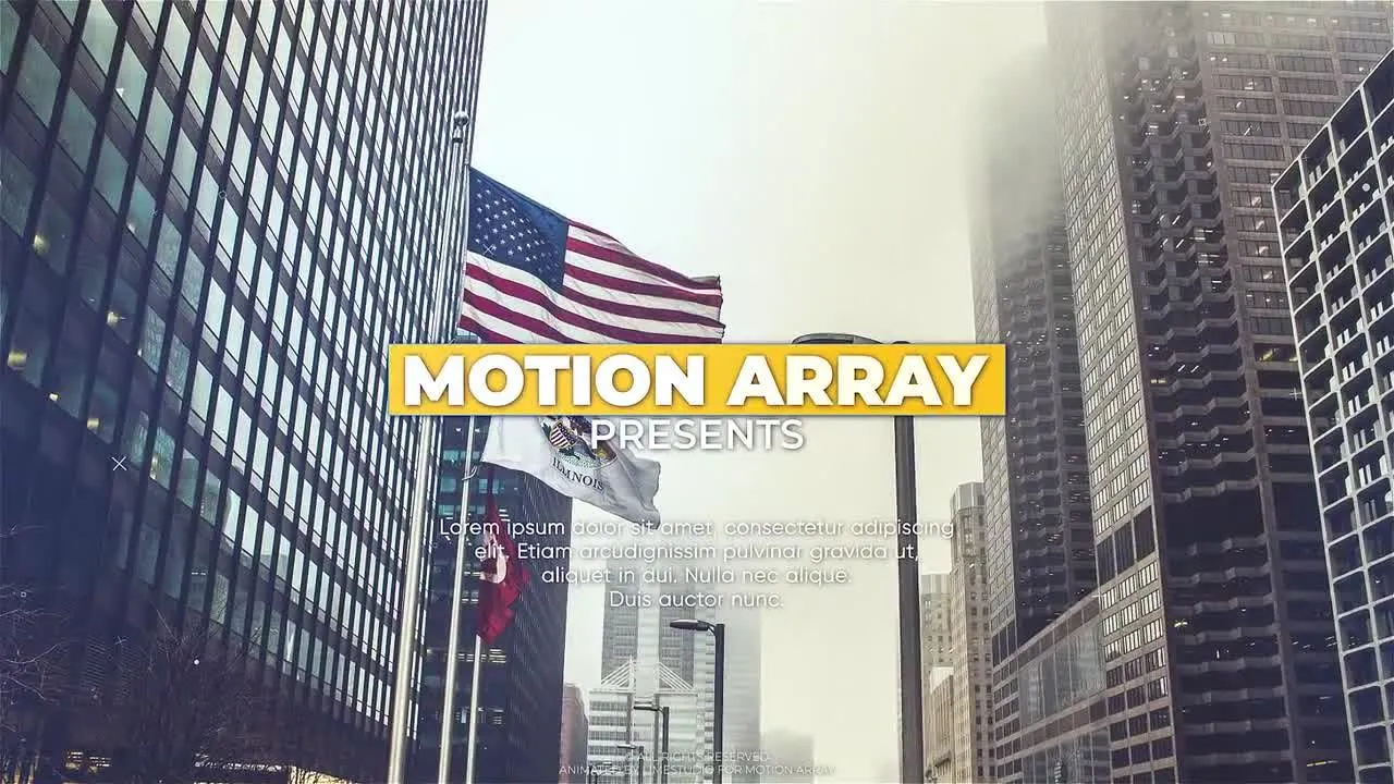 企业公司宣传视频方形转场视频特效像素设计精选AE模板