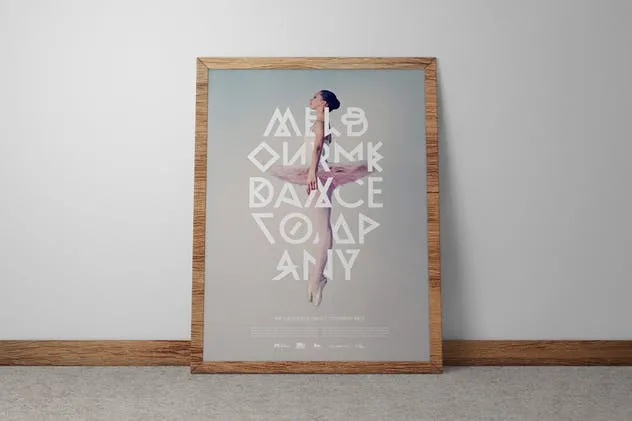 垂直摆放画框相框样机模板 Frame Mockup – Vertical插图(7)