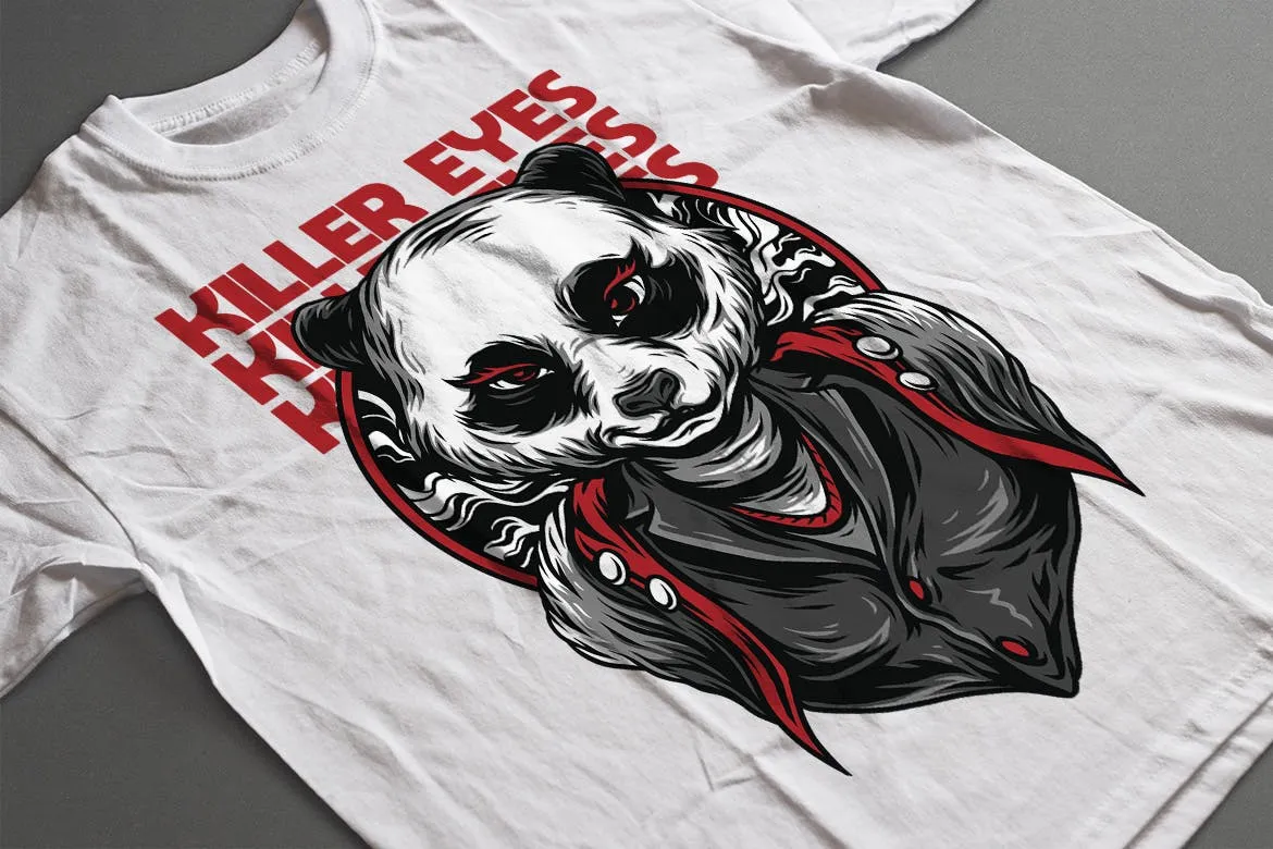致命之眼睛潮牌T恤印花图案素材库精选设计素材 Killer Eyes插图(2)