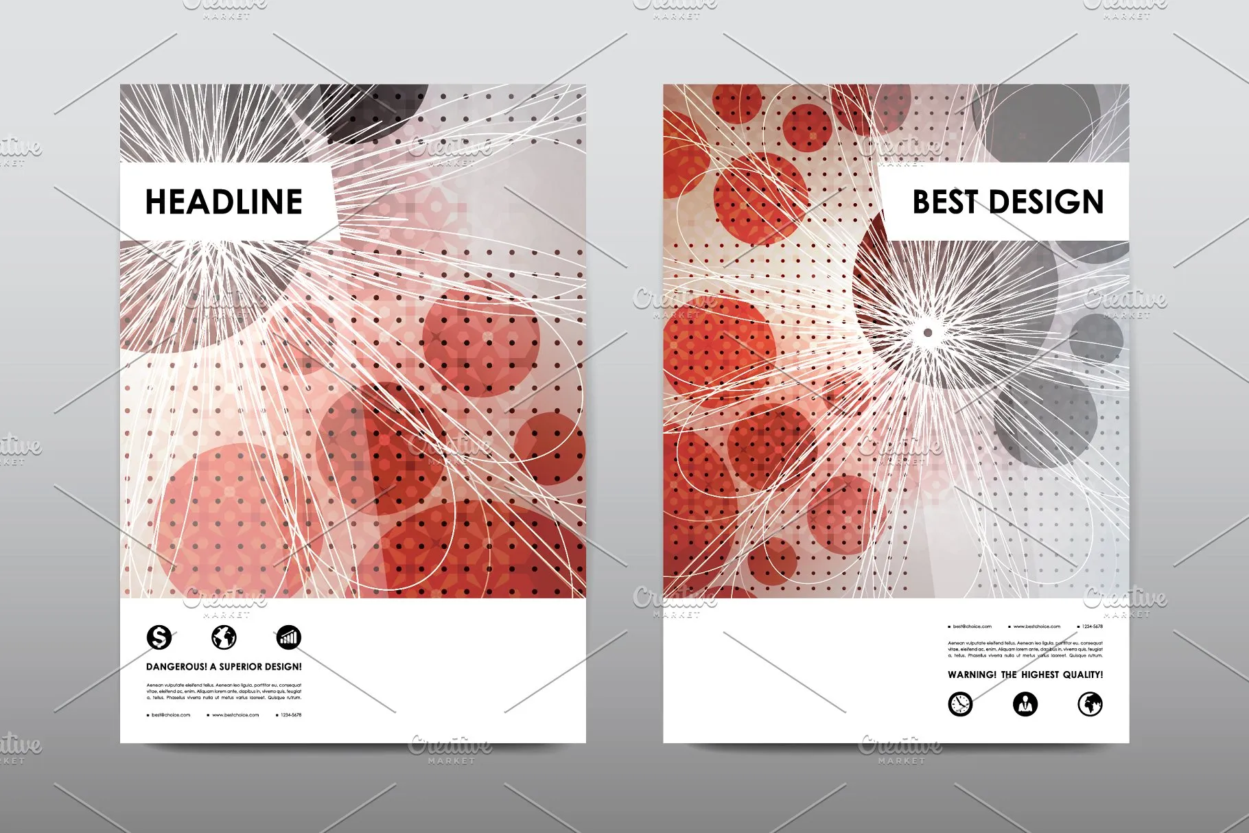 50+企业画册模板合集 50+ Business Brochures Bundle插图(17)