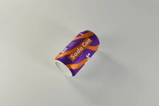 多用途饮料易拉罐外观设计样机模板 Multipurpose Can Mockups插图(2)