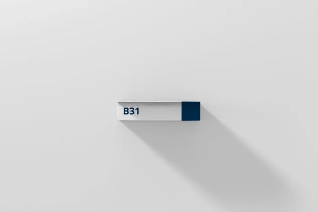 带挂钩的超薄方形尺寸包装盒子样机 Box Mockup – Slim Square Size with Hanger插图(6)